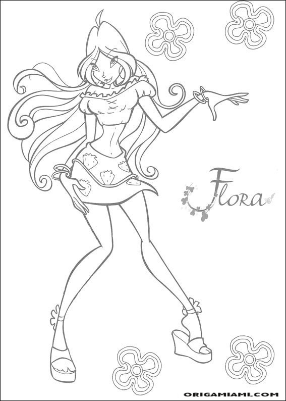 Winx club coloring page (12)