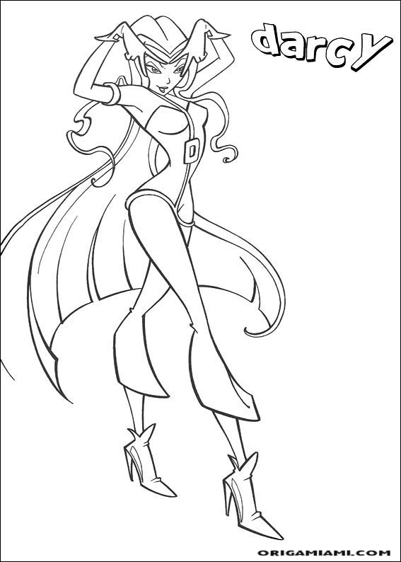 Winx club coloring page (14)