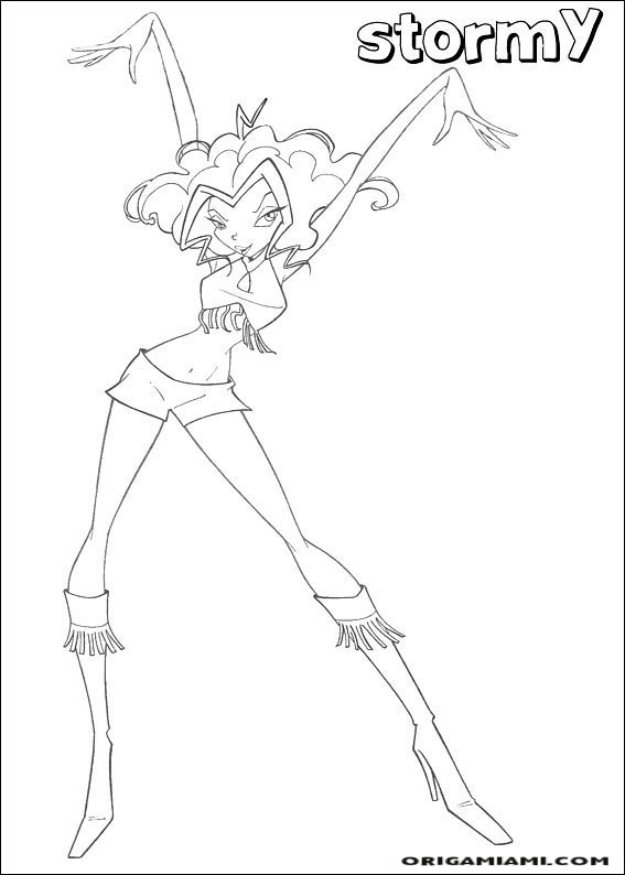 Winx club coloring page (16)