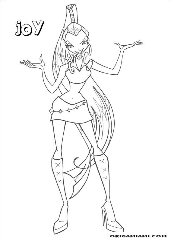 Winx club coloring page (17)