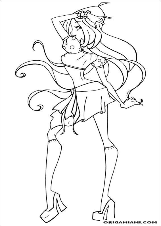 Winx club coloring page (18)