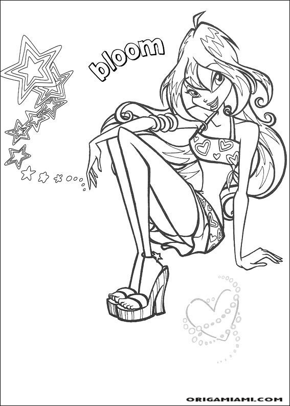 Winx club coloring page (2)