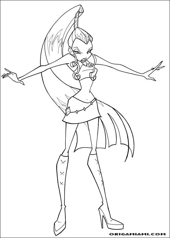 Winx club coloring page (22)