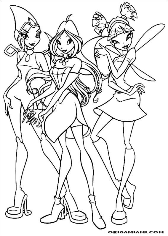 Winx club coloring page (23)