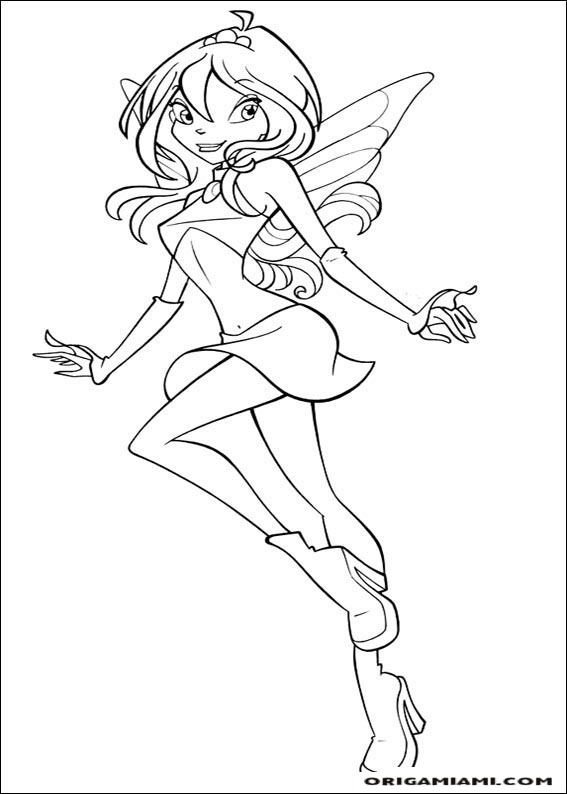 Winx club coloring page (25)