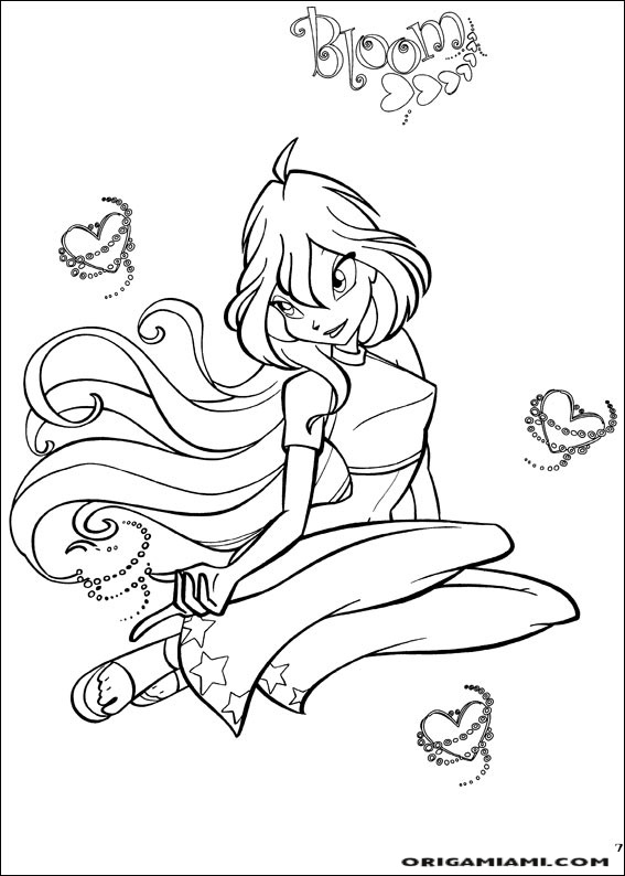 Winx club coloring page (30)