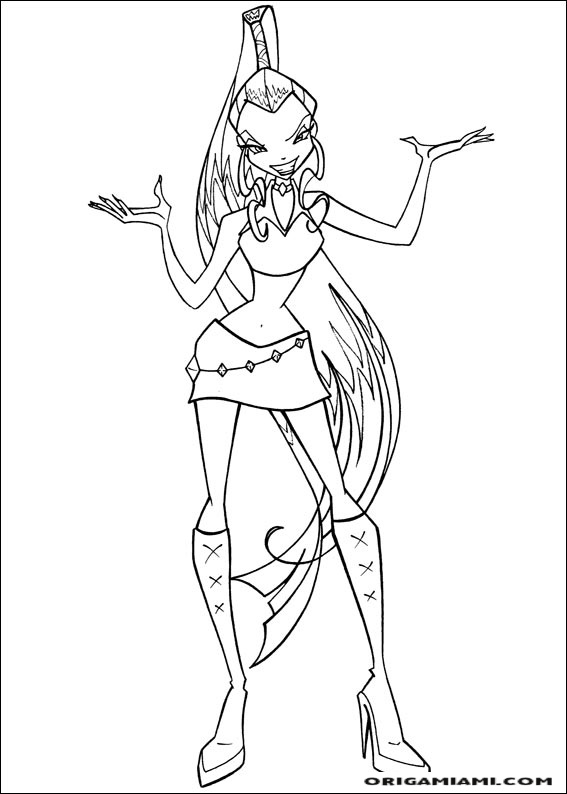 Winx club coloring page (32)