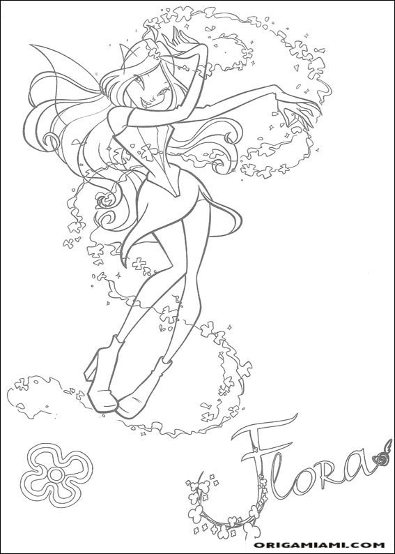 Winx club coloring page (4)