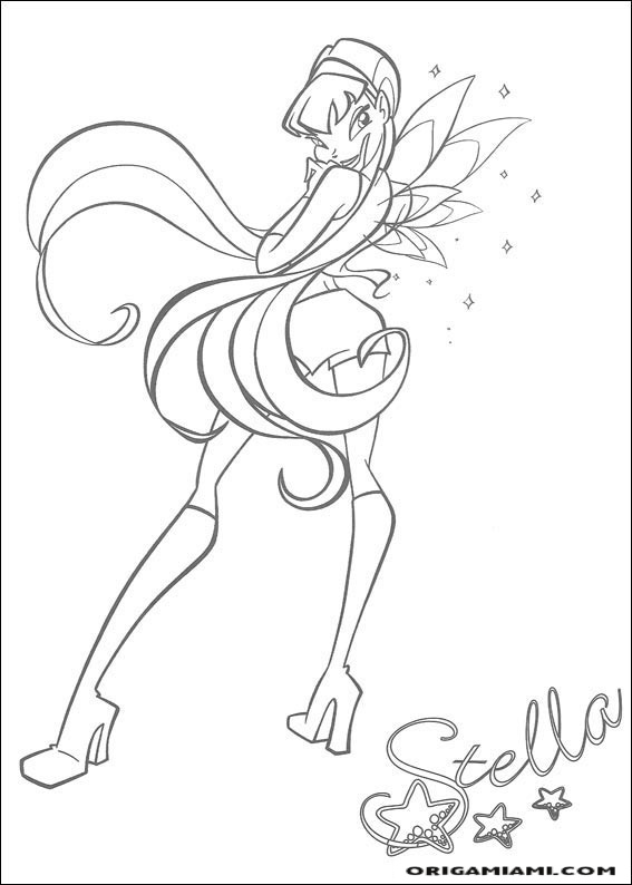 Winx club coloring page (5)