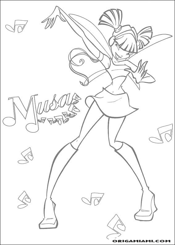 Winx club coloring page (6)