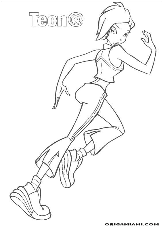 Winx club coloring page (7)