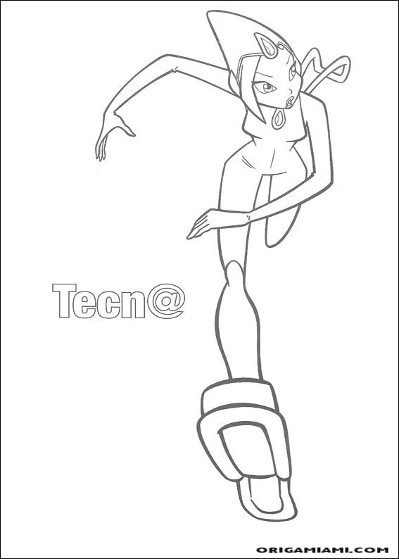 Winx club coloring page (8)