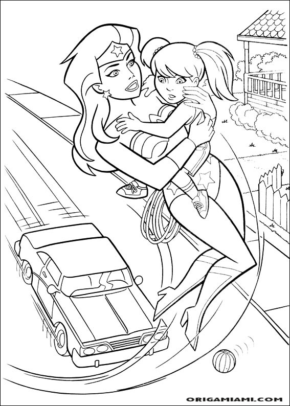 Wonder Woman coloring page (10)