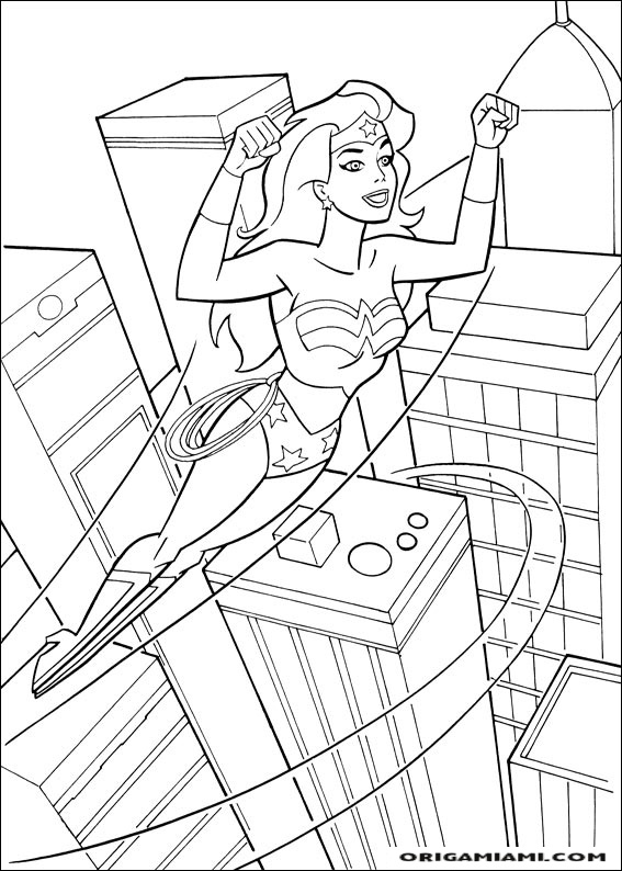 Wonder Woman coloring page (11)