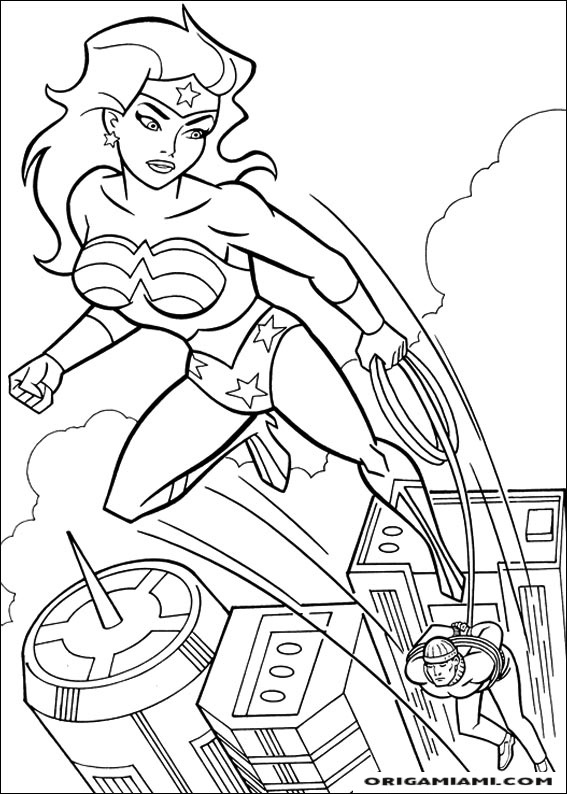 Wonder Woman coloring page (12)