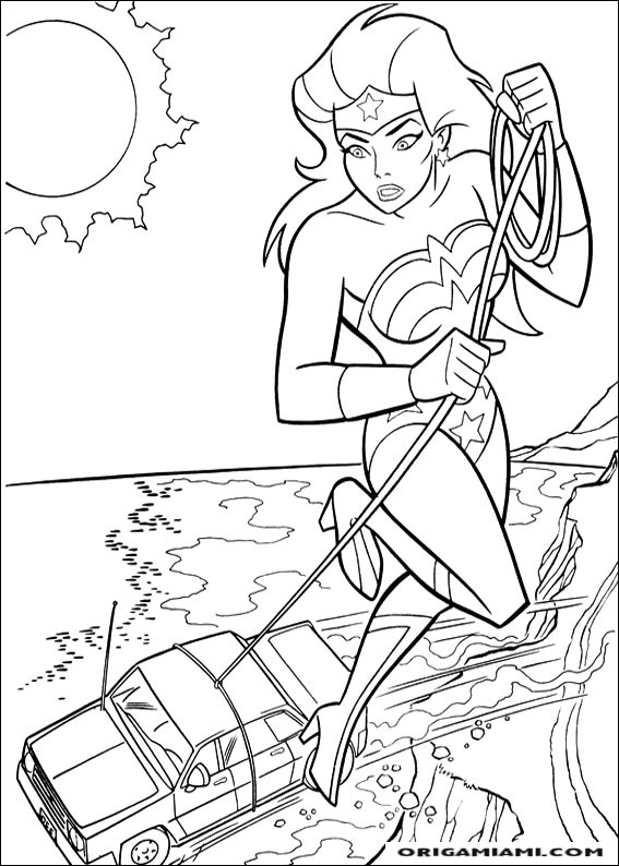 Wonder Woman coloring page (20)