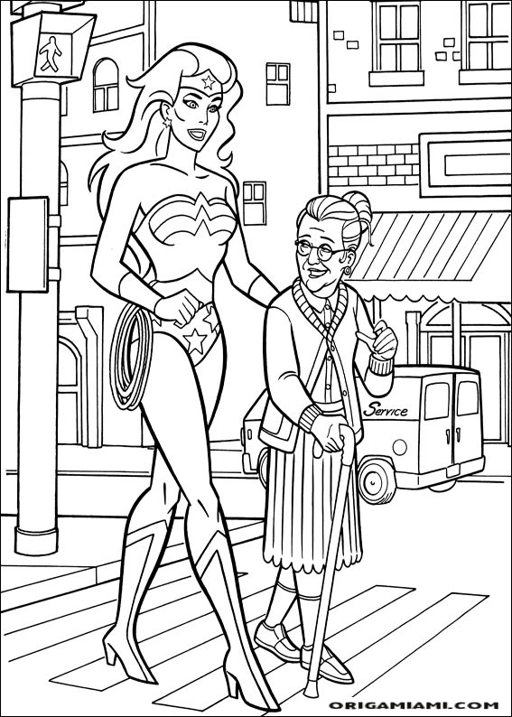 Wonder Woman coloring page (25)