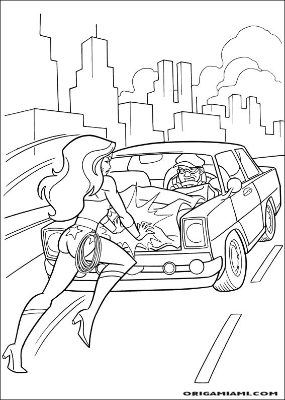 Wonder Woman coloring page (3)