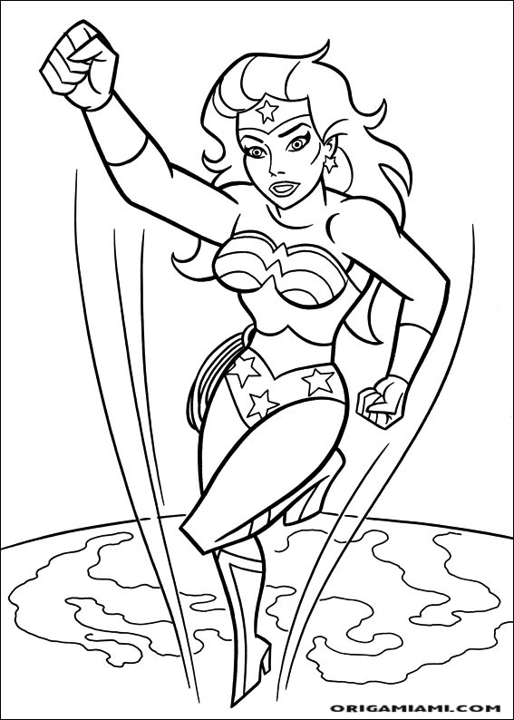 Wonder Woman coloring page (30)