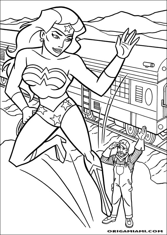 Wonder Woman coloring page (32)