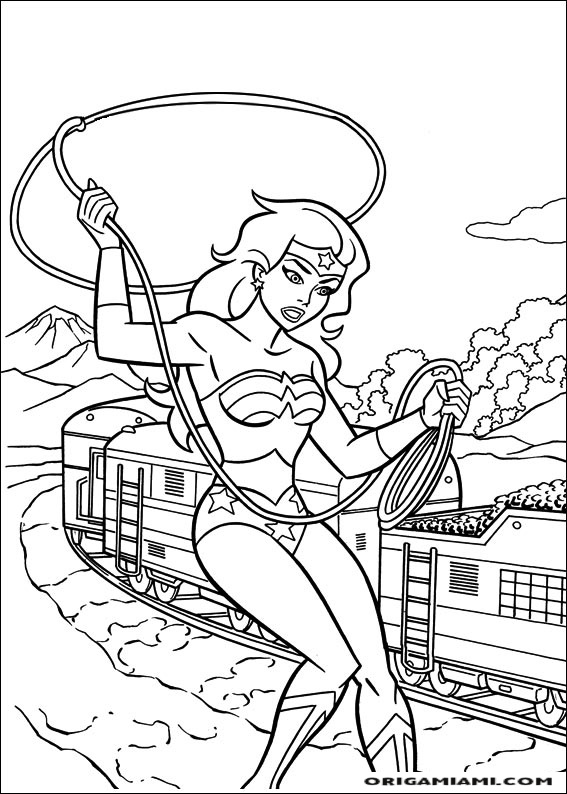 Wonder Woman coloring page (33)