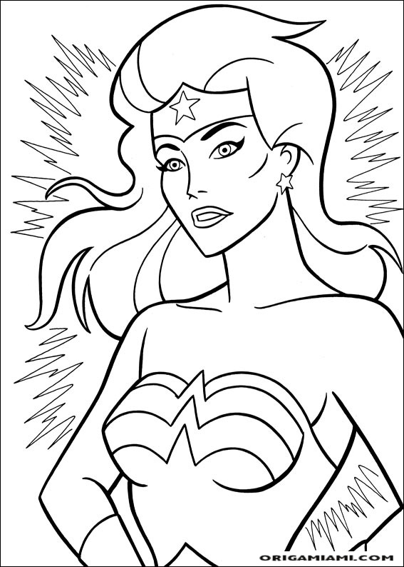 Wonder Woman coloring page (35)