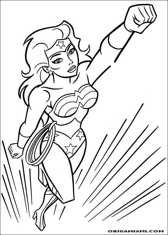 Wonder Woman coloring page (38)