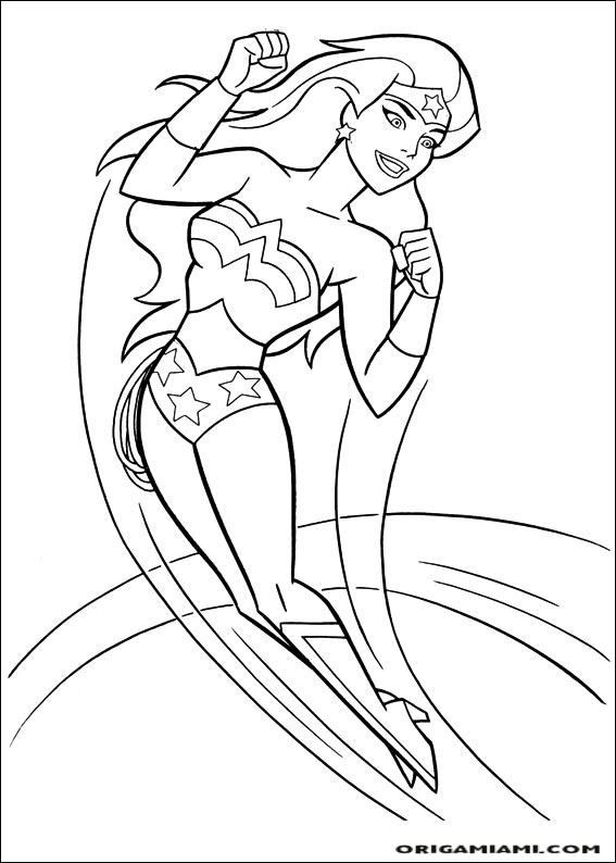 Wonder Woman coloring page (4)