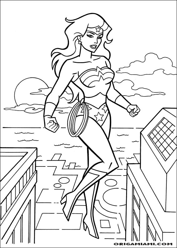 Wonder Woman coloring page (42)