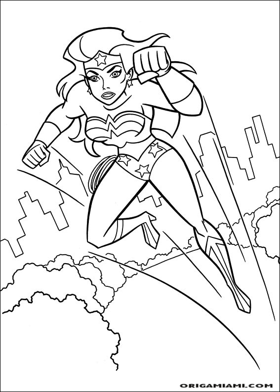 Wonder Woman coloring page (46)