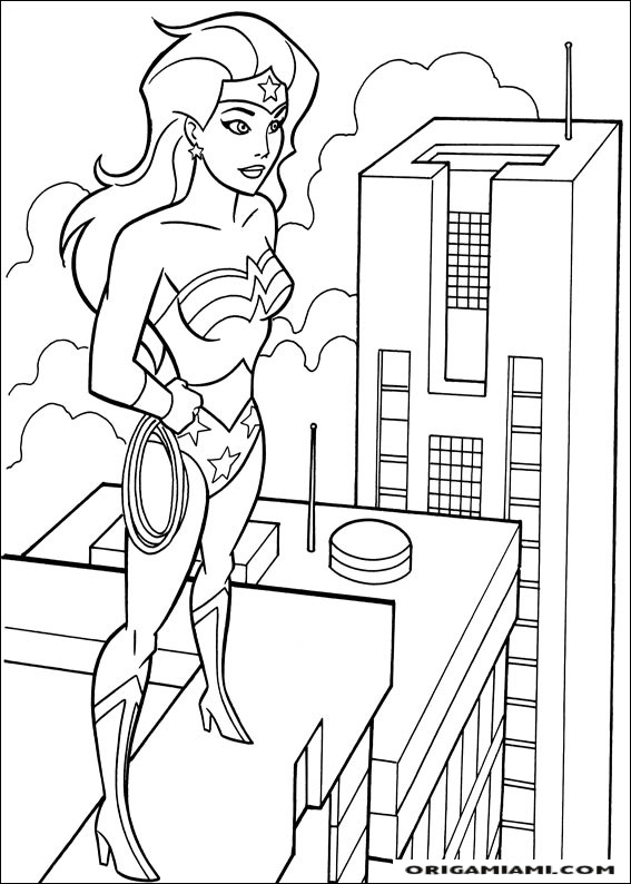 Wonder Woman coloring page (48)