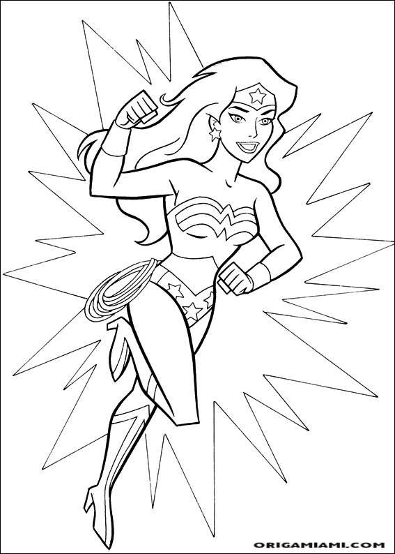 Wonder Woman coloring page (5)