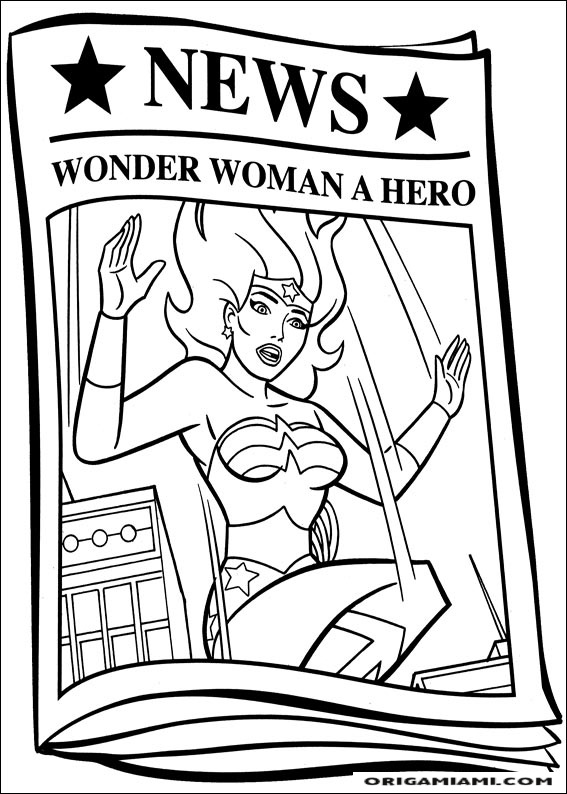 Wonder Woman coloring page (59)