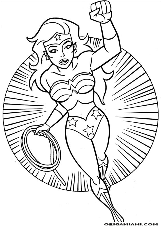 Wonder Woman coloring page (60)