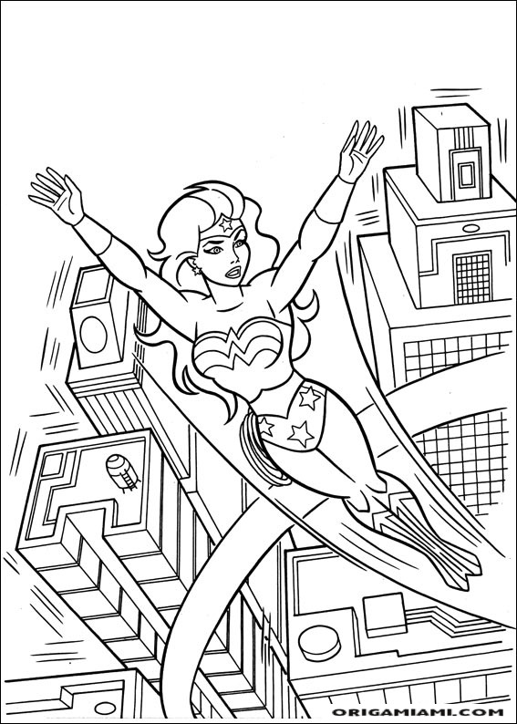 Wonder Woman coloring page (61)