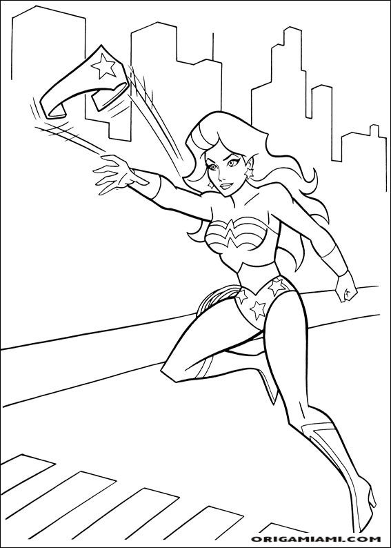 Wonder Woman coloring page (8)