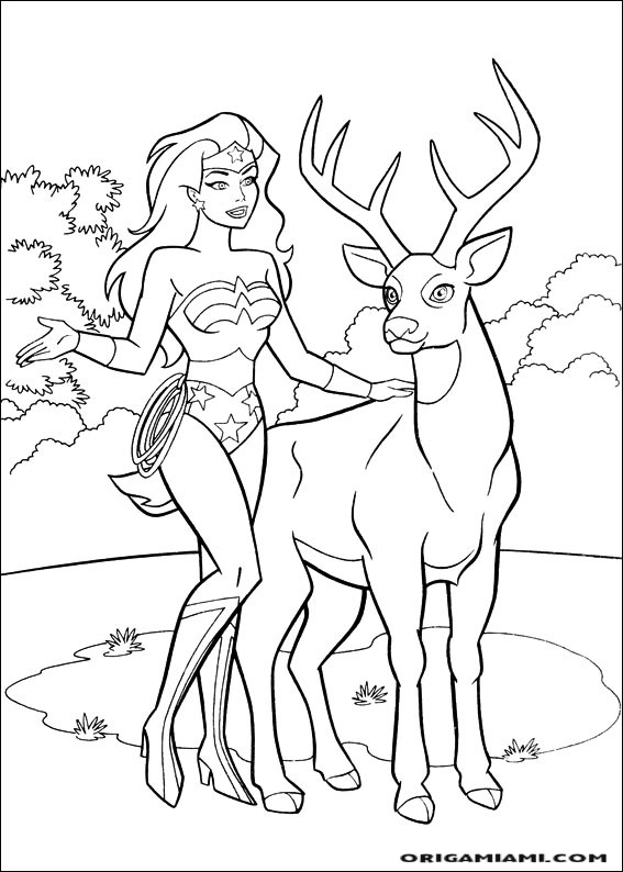 Wonder Woman coloring page (9)