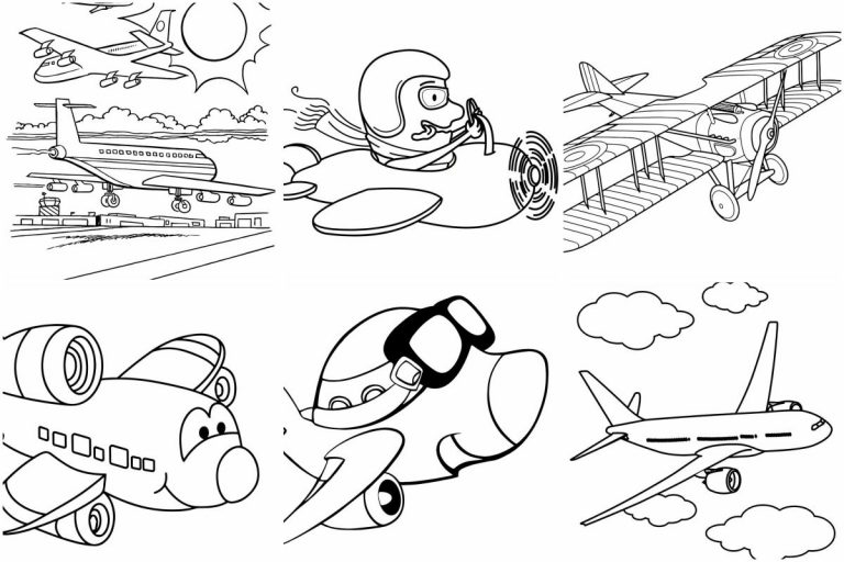 coloringpages Airplanes coloring pages