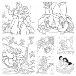 coloringpages Aladdin coloring pages