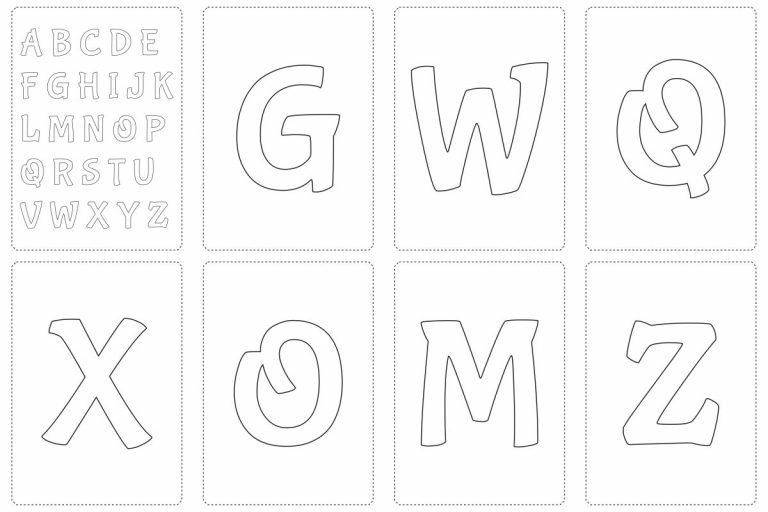 coloringpages Alphabet coloring pages