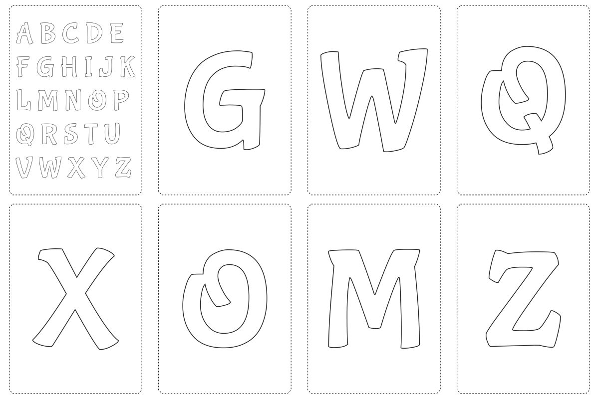 coloringpages Alphabet coloring pages