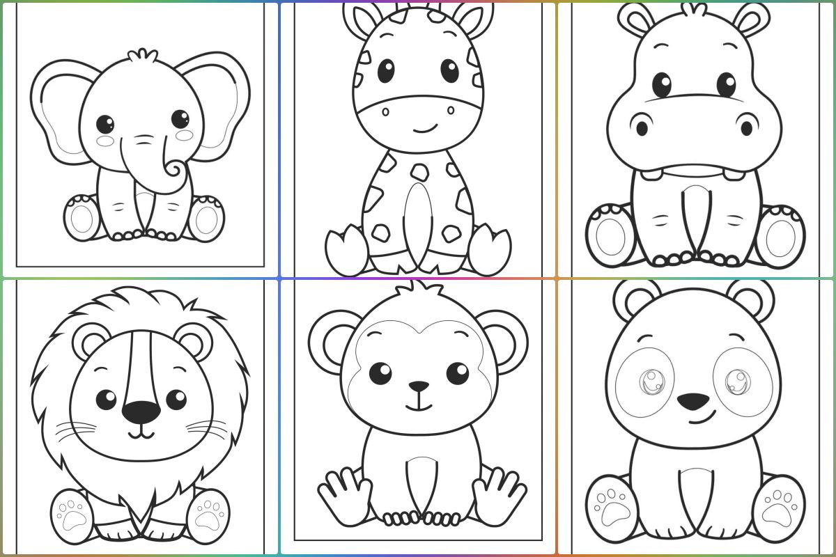 Animals coloring pages