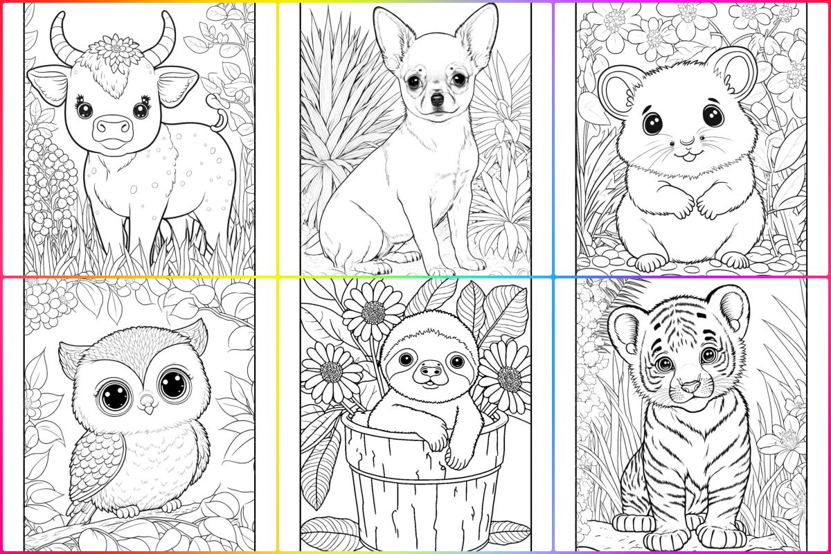 Animals coloring pages