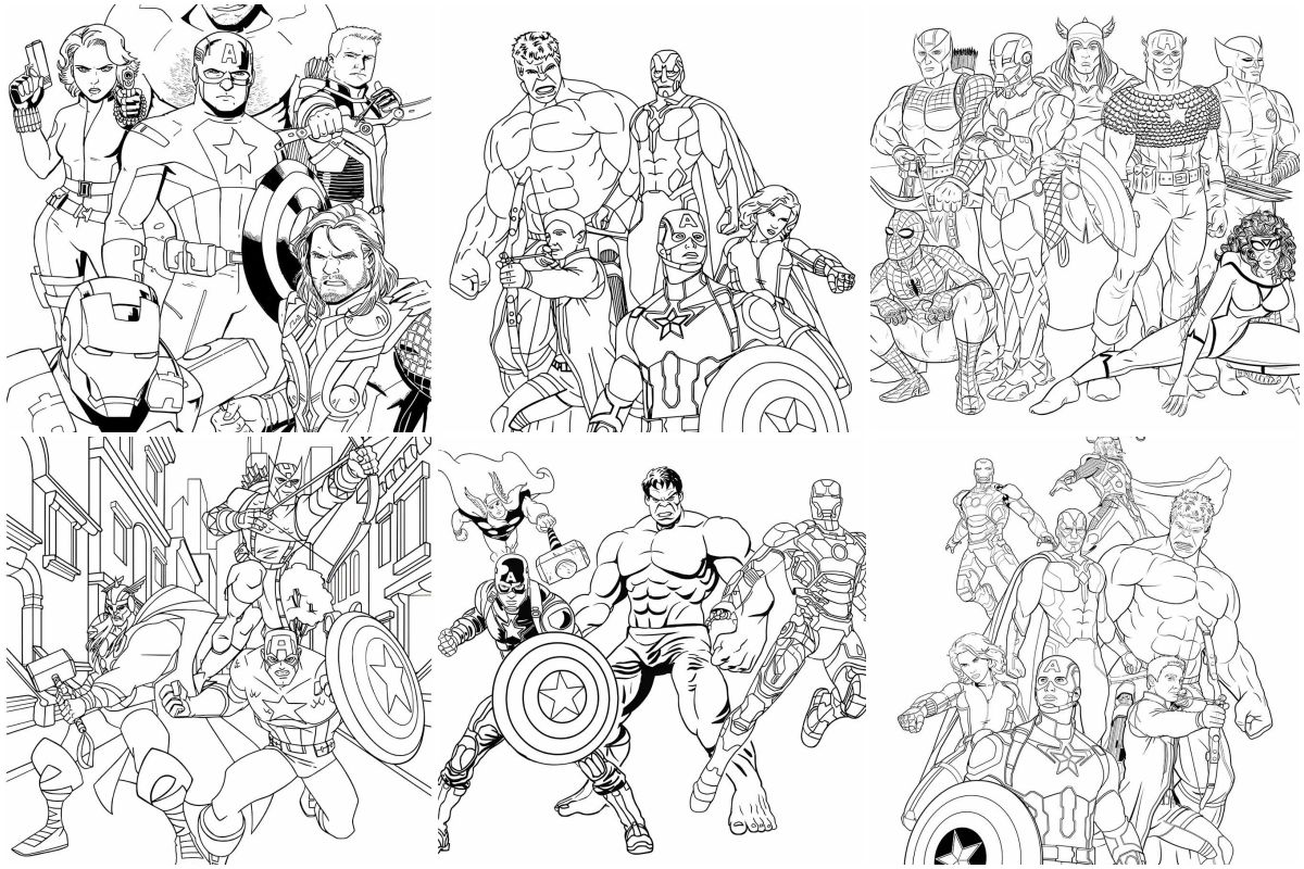 Avengers coloring pages