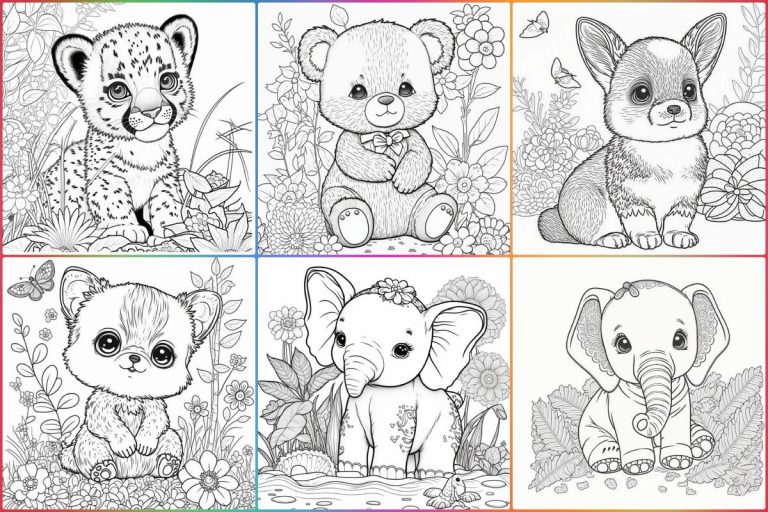 coloringpages Baby Animals coloring pages