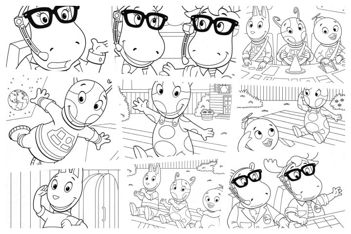 Backyardigans coloring pages