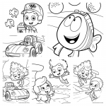 coloringpages Bubble Guppies coloring pages