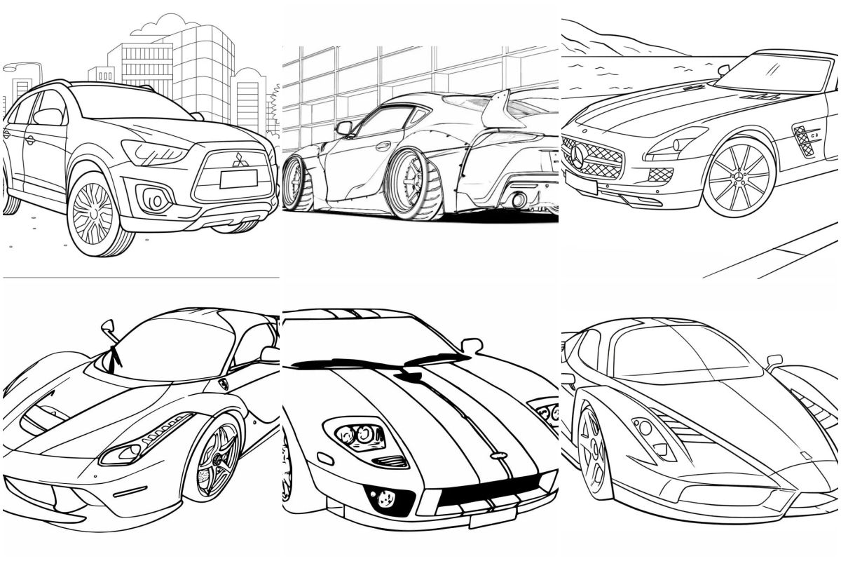 Cars coloring pages