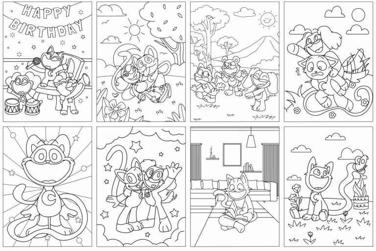 coloringpages Catnap coloring pages