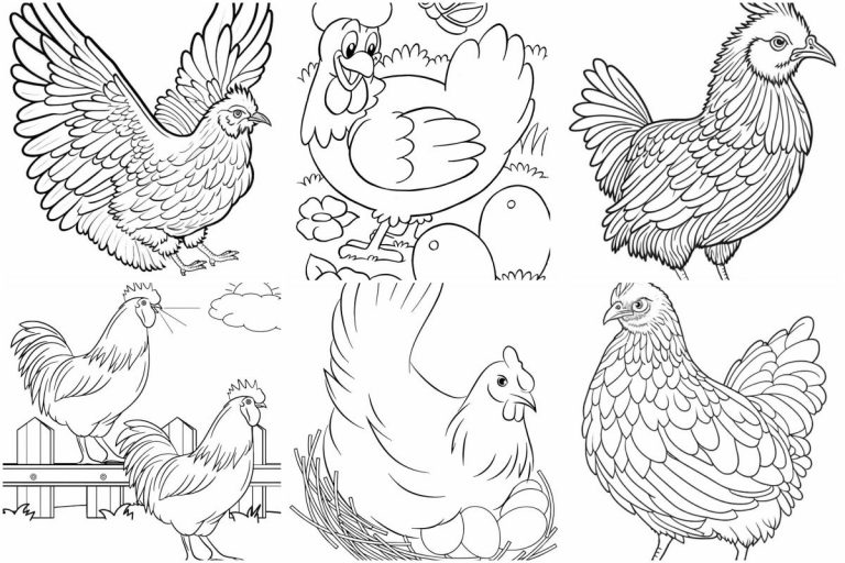 coloringpages Chicken coloring pages